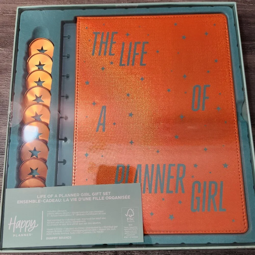 NWT Happy Planner The Life of a Planner Girl Disc & Cover Set